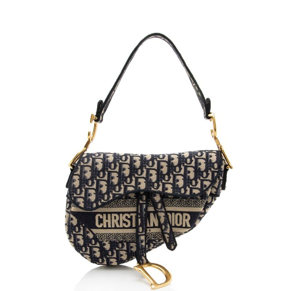 Dior Oblique Logo Saddle Bag